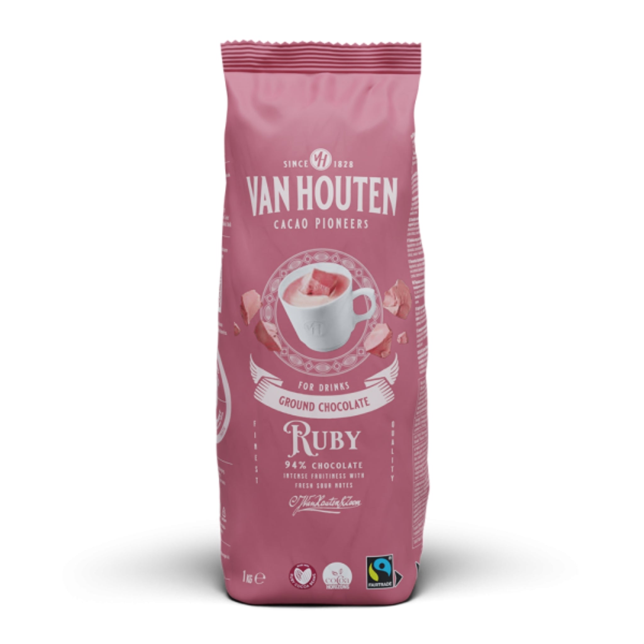 Van Houten Ruby - Ciocolată măcinată 1 Kg