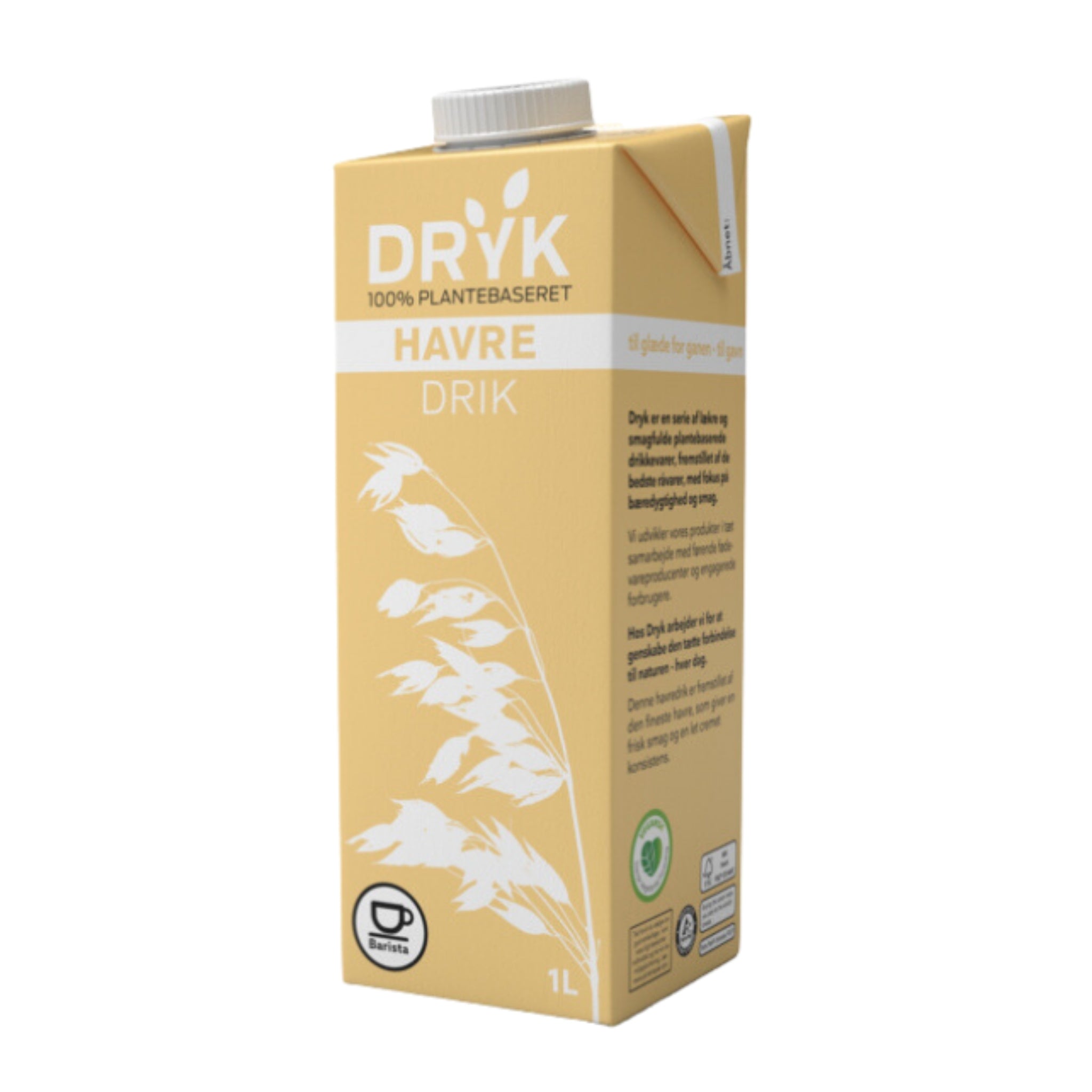DRYK - băutură vegetală din ovăz (6buc x 1L)