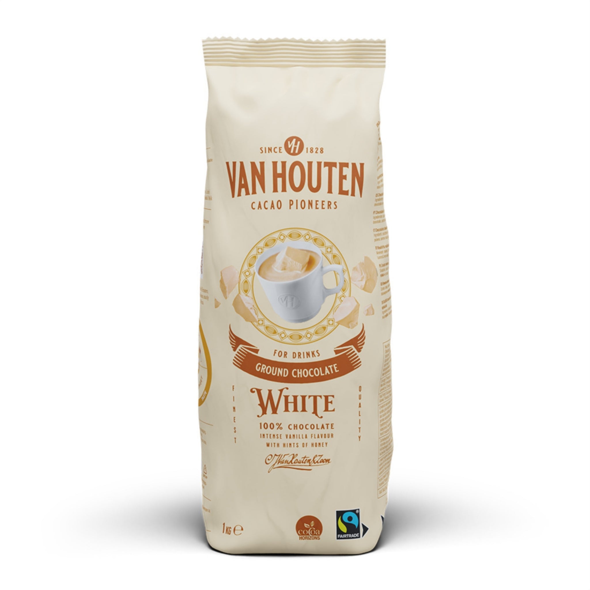 Van Houten White - Ciocolată măcinată 1 kg