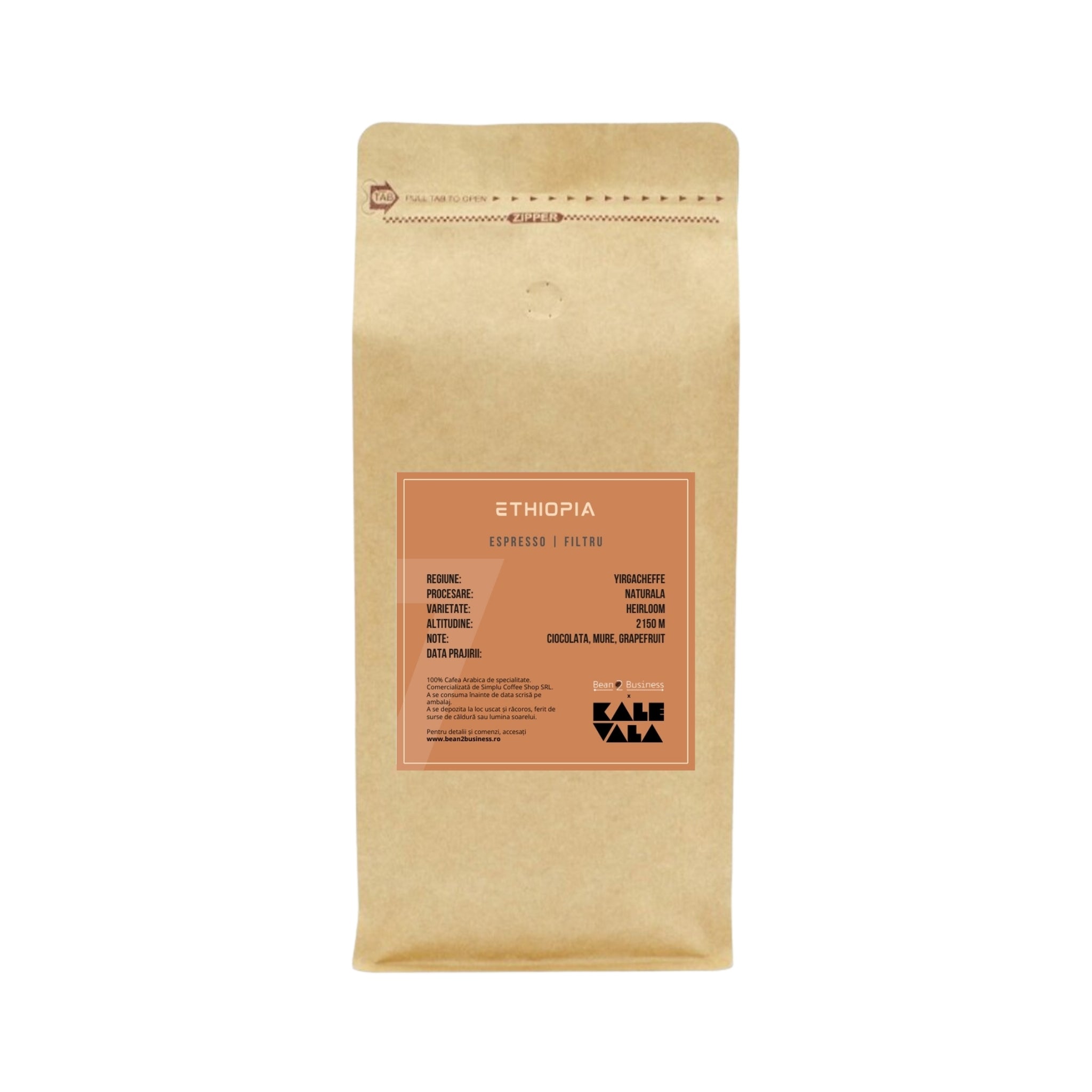 Cafea Kalevala Ethiopia Yirgacheffe Aricha