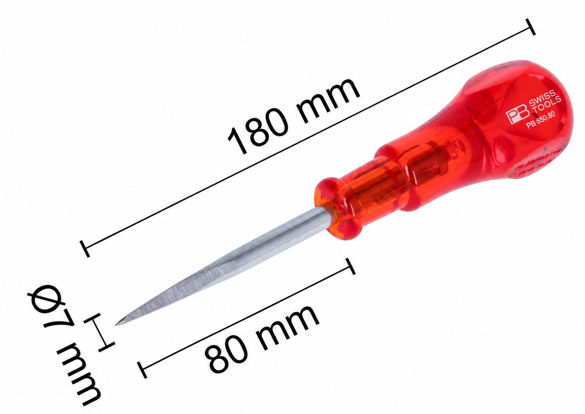 Extractor garnituri PB 650, 80 × 7 mm