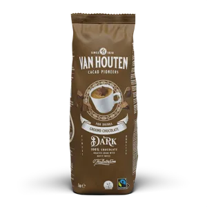 Van Houten Dark - Ground chocolate 1 Kg image