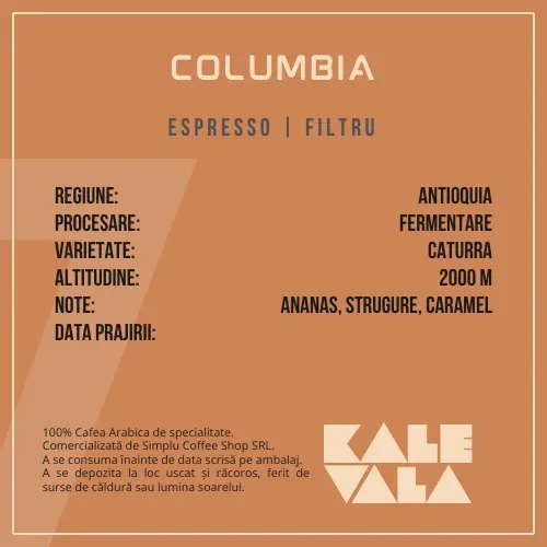 Cafea Kalevala Colombia Antioquia - 250g image