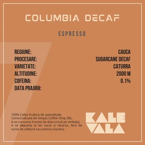 Cafea Kalevala Columbia Excelso Decaf - 250g image