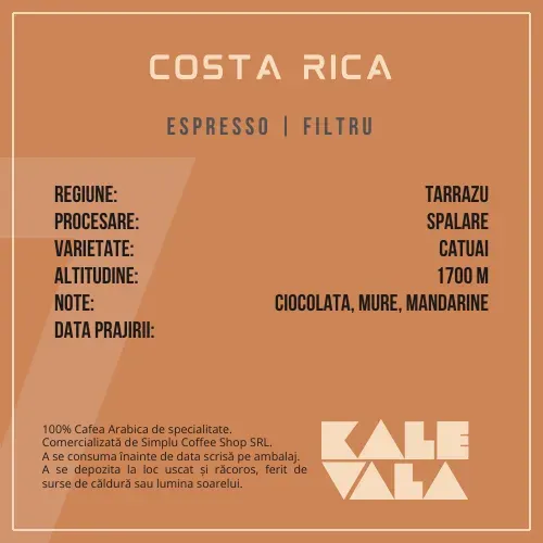 Cafea Kalevala Costa Rica Tarrazu - 1kg