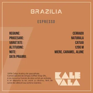 Cafea Kalevala Brazilia Santos - 1kg image