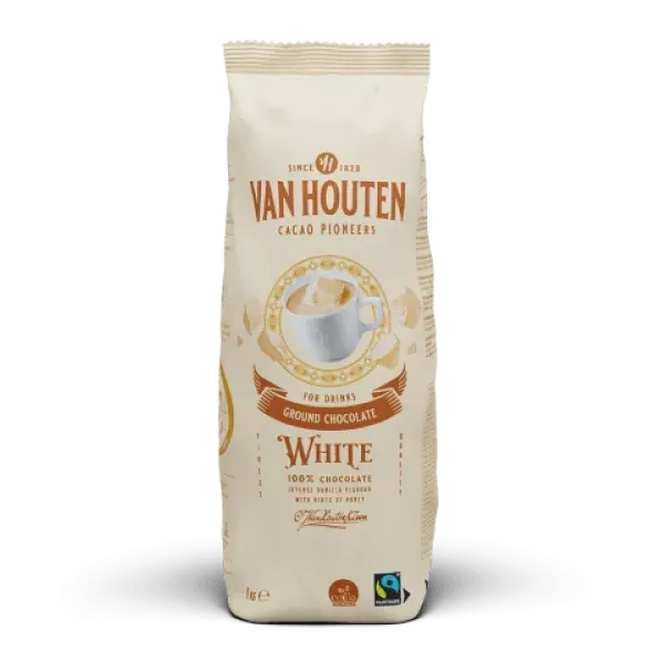 Van Houten White - Ground chocolate 1 kg image