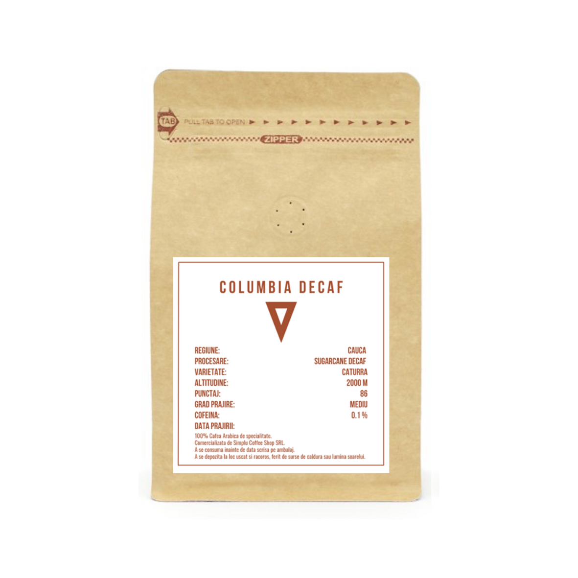 Columbia Excelso Decaf - 250g